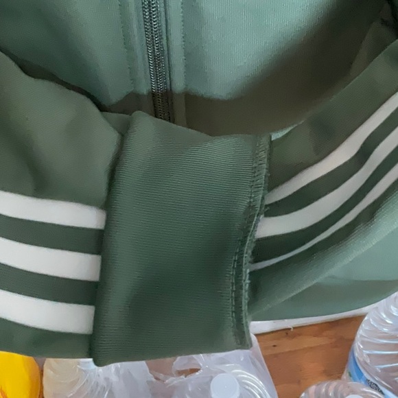 Adidas Originals Beckenbauer Track Top Jacket Trace Green White Size M DH5820 - Picture 3 of 11